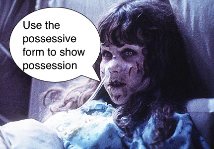 grammar rules possessive