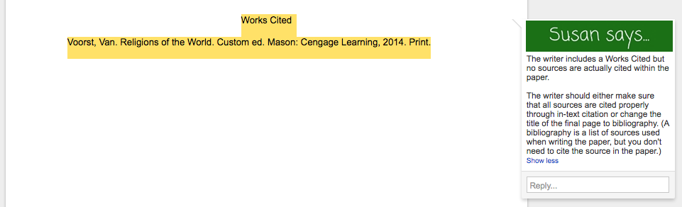 comparison essay examples